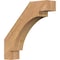 Ekena Millwork 5 1/2"W x 24"D x 24"H Merced Smooth Knee Brace, Western Red Cedar BRC06X24X24MRC00SWR - alternate 1